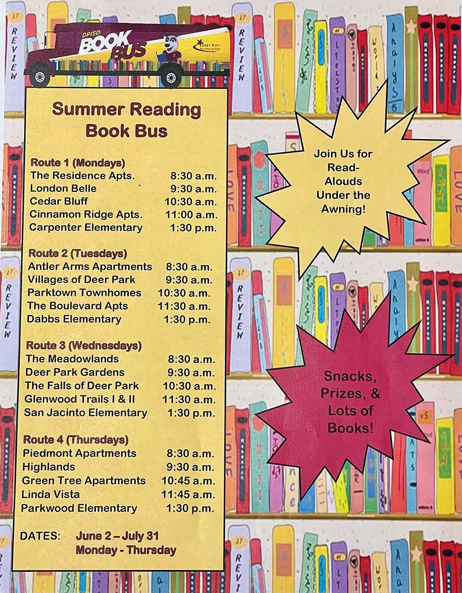 2025-Summer-Schedule-flyer 2025 Book Bus Summer Schedule