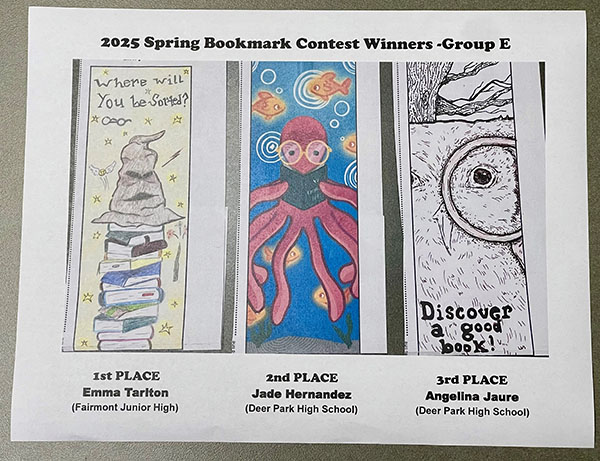 2025-winners-group-e 2025 Bookmark Contest winners Group E